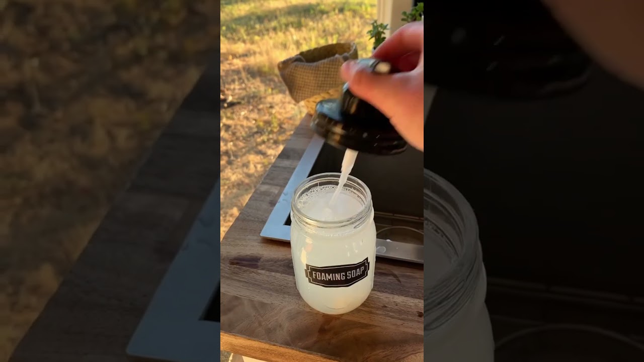 Our FAVORITE eco friendly + zero waste hand soap 🧼 swap for our camper van! 🚐