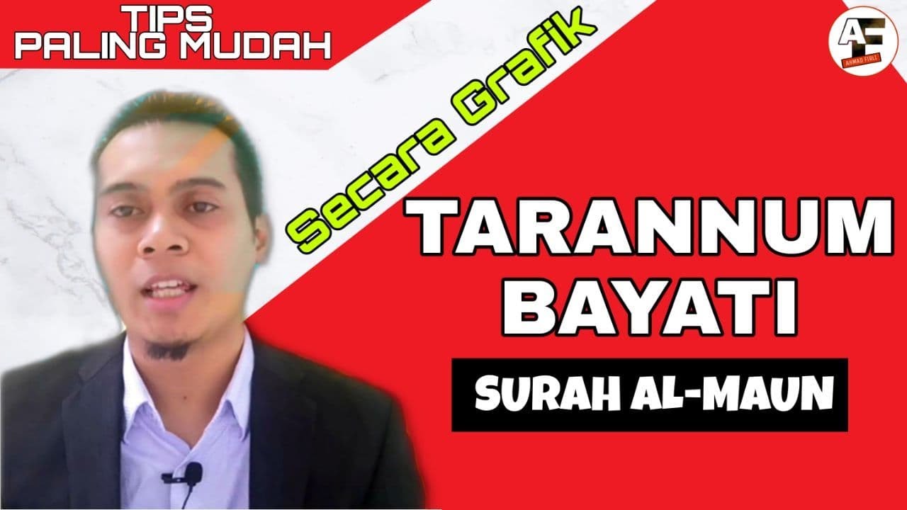 Tarannum Bayati Surah Al-Maun | KKQ | Kelas Kemahiran Al Quran | Panduan Tarannum KKQ