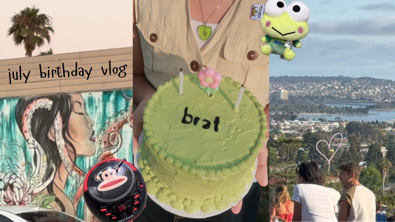 july BIRTHDAY vlog // turning 15 / picnic / hangout