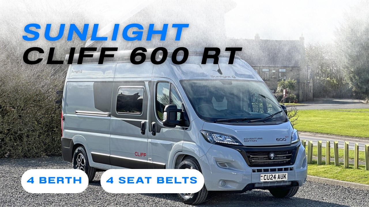 Adventure Ready 4-Berth Pop-Top Campervan | 2024 Sunlight Cliff 600 RT Adventure Edition