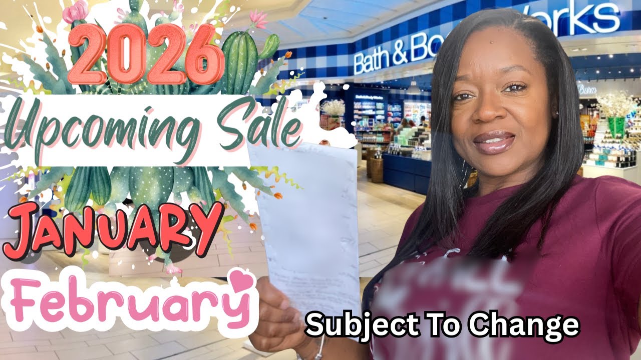 Bath & Body Works Upcoming Sales