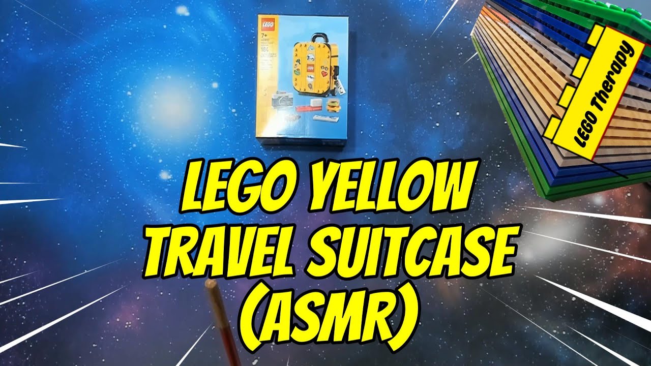 LEGO Therapy Yellow Travel Suitcase (ASMR)