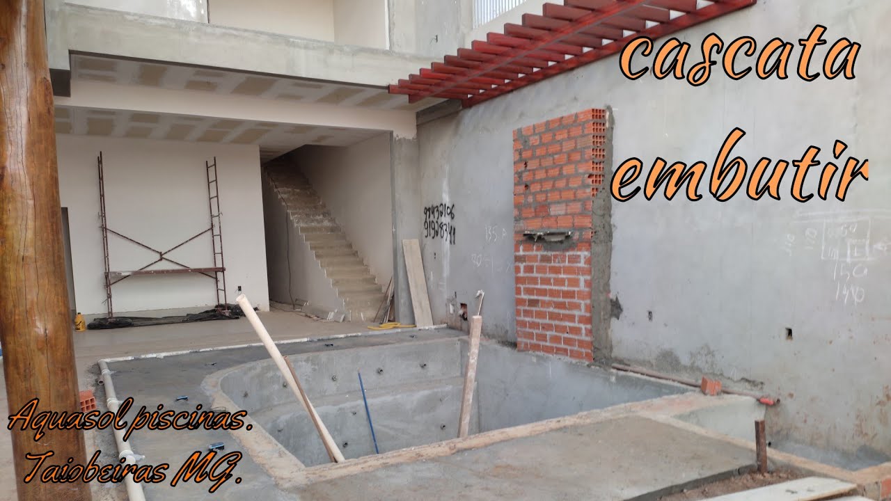 #116 CASCATA EMBUTIR 80 CENTÍMETROS , ACOMPANHE  INSTALAÇÃO , ALVENARIA E HIDRÁULICA..