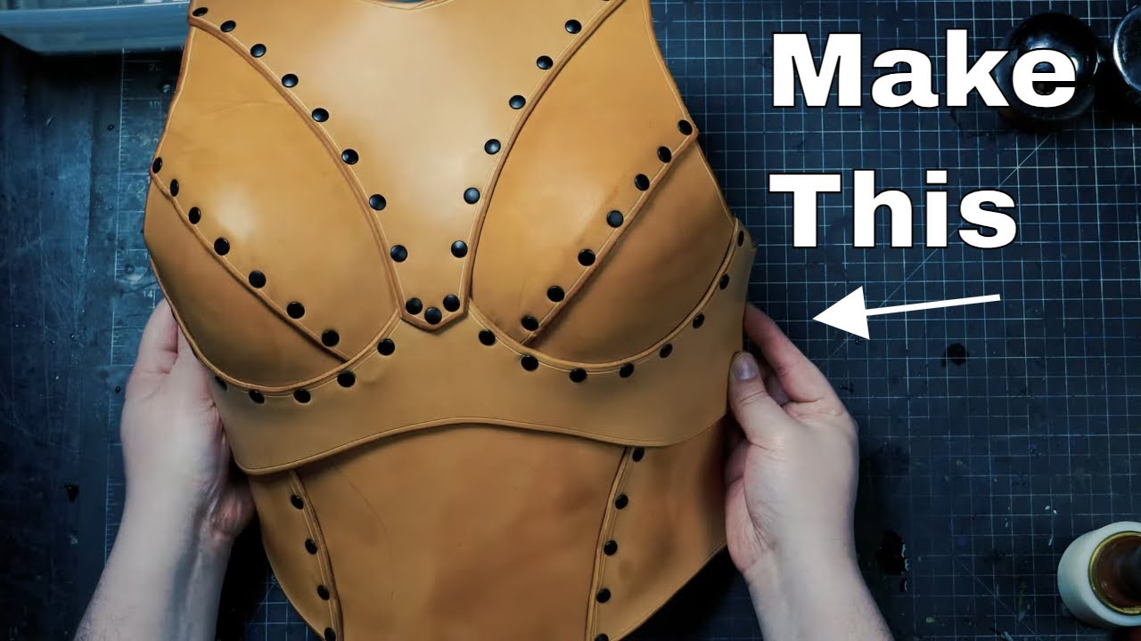 DIY Female Leather Breastplate - Prince Armory Warrior Armor