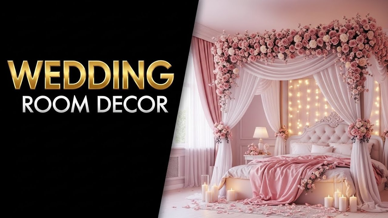 Wedding Room Decor Ideas 2025 | Luxury & Romantic Bridal Room Setup