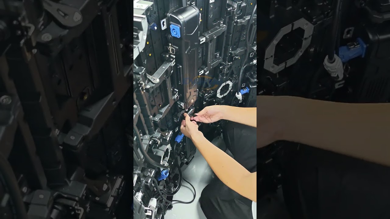 Rental LED screens that support quick installation! #leddisplay #ledscreen #ledwall #eagerled