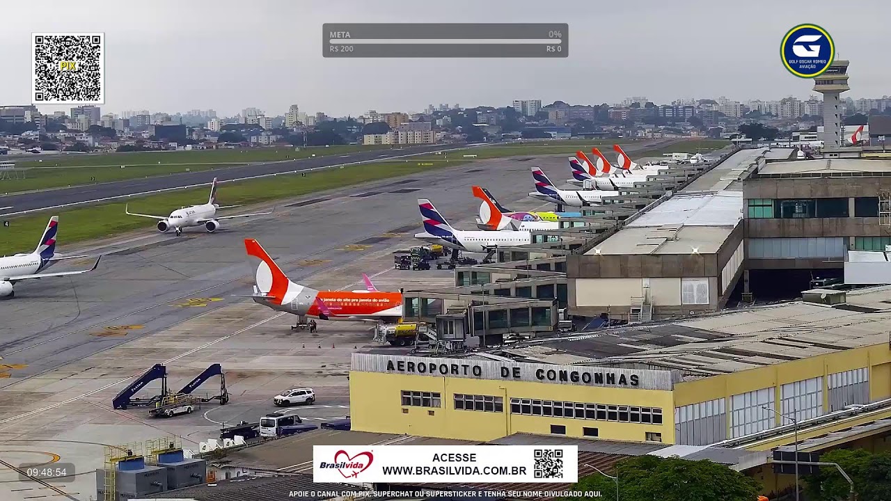 SBSP LIVE #2 - Aeroporto de São Paulo AO VIVO - CGH Airport - 06/02 Noite