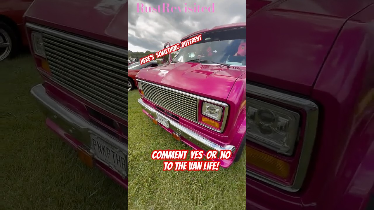 CUSTOM Ford VAN 👀 #carshow  #classictrucks  #classiccars #classicvan