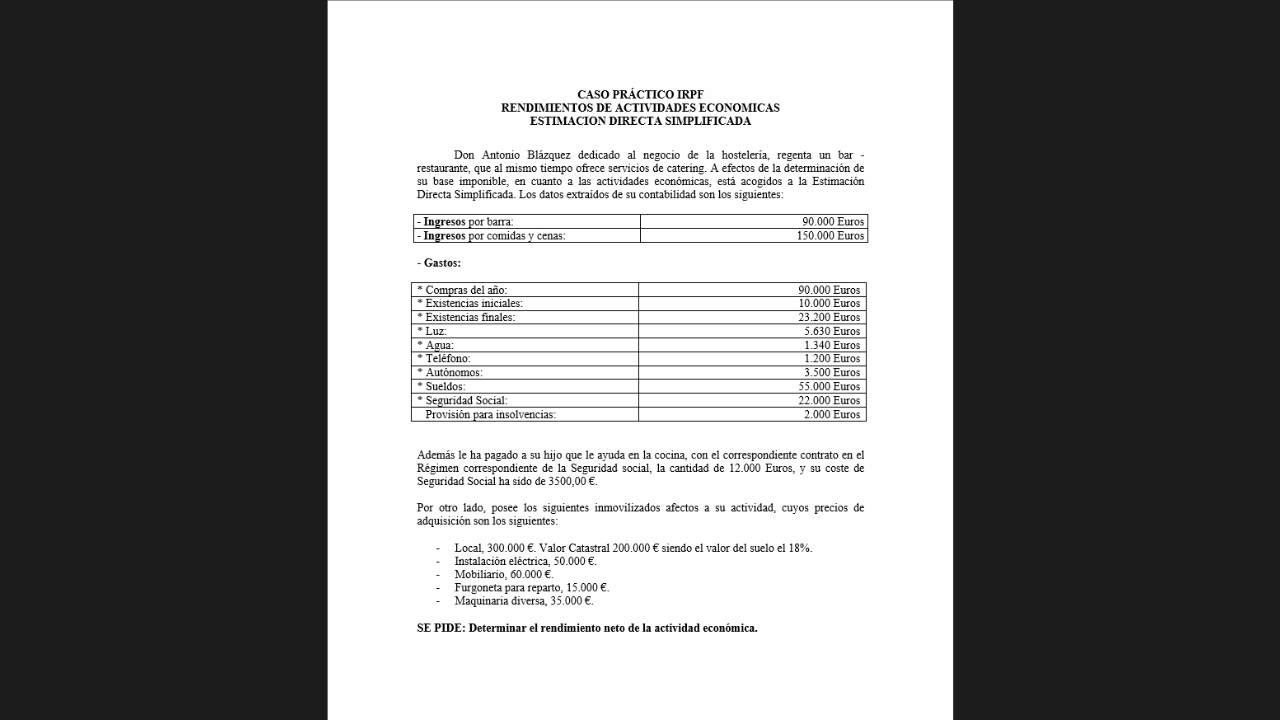 Lec004 Práctica Rendimientos Actividades Económicas IRPF (umh1429sp 2015-16)
