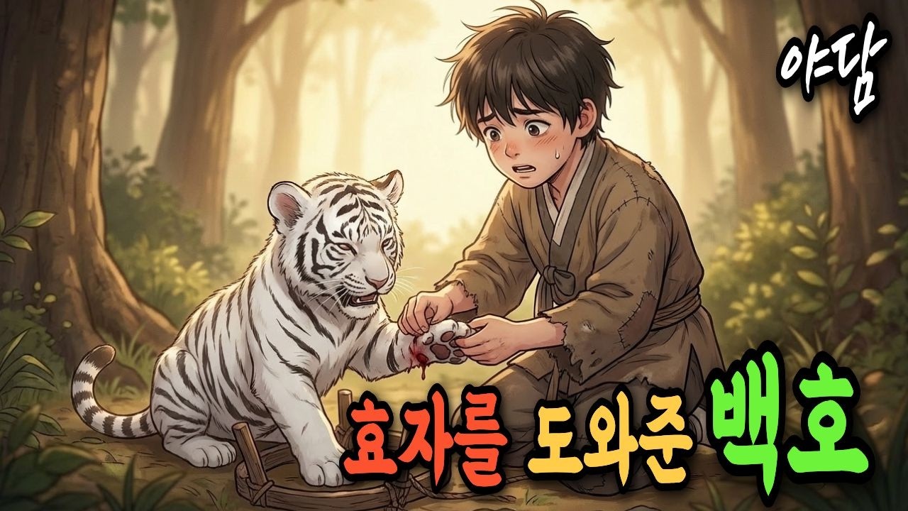 효자 수동이의 눈보라 산길, 백호가 갚은 은혜 | 야담 옛날이야기