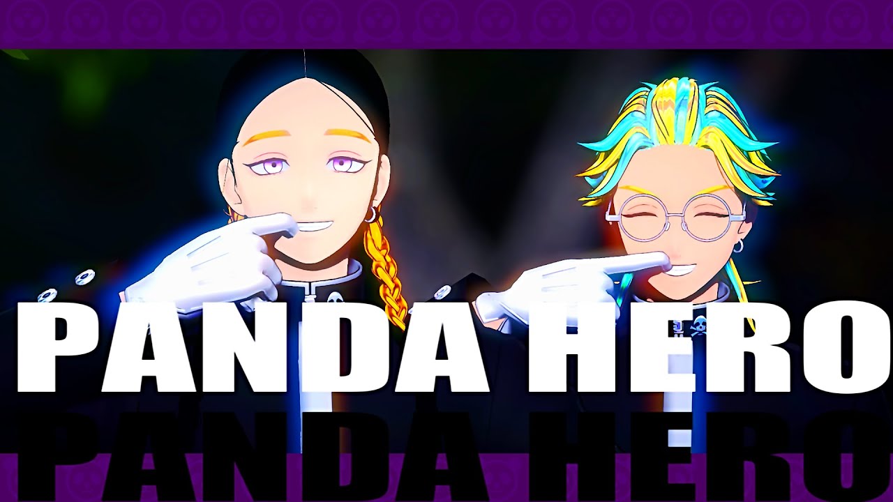 【MMD東リベ】パンダヒーロー 【灰谷蘭・竜胆】