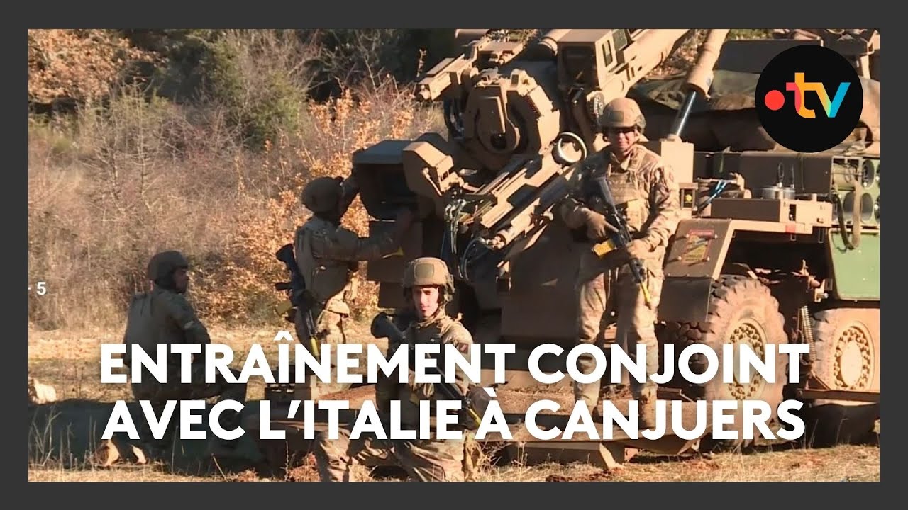 L'arm&eacute;e s'entra&icirc;ne &agrave; utiliser les canons C&eacute;sar et les drones de surveillance &agrave; Canjuers, dans le Var