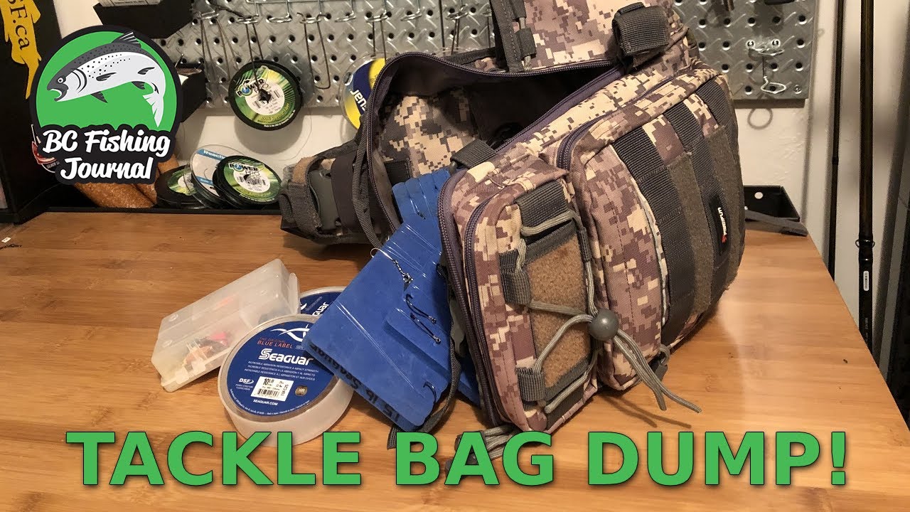 What to bring in your river fishing TACKLE BAG