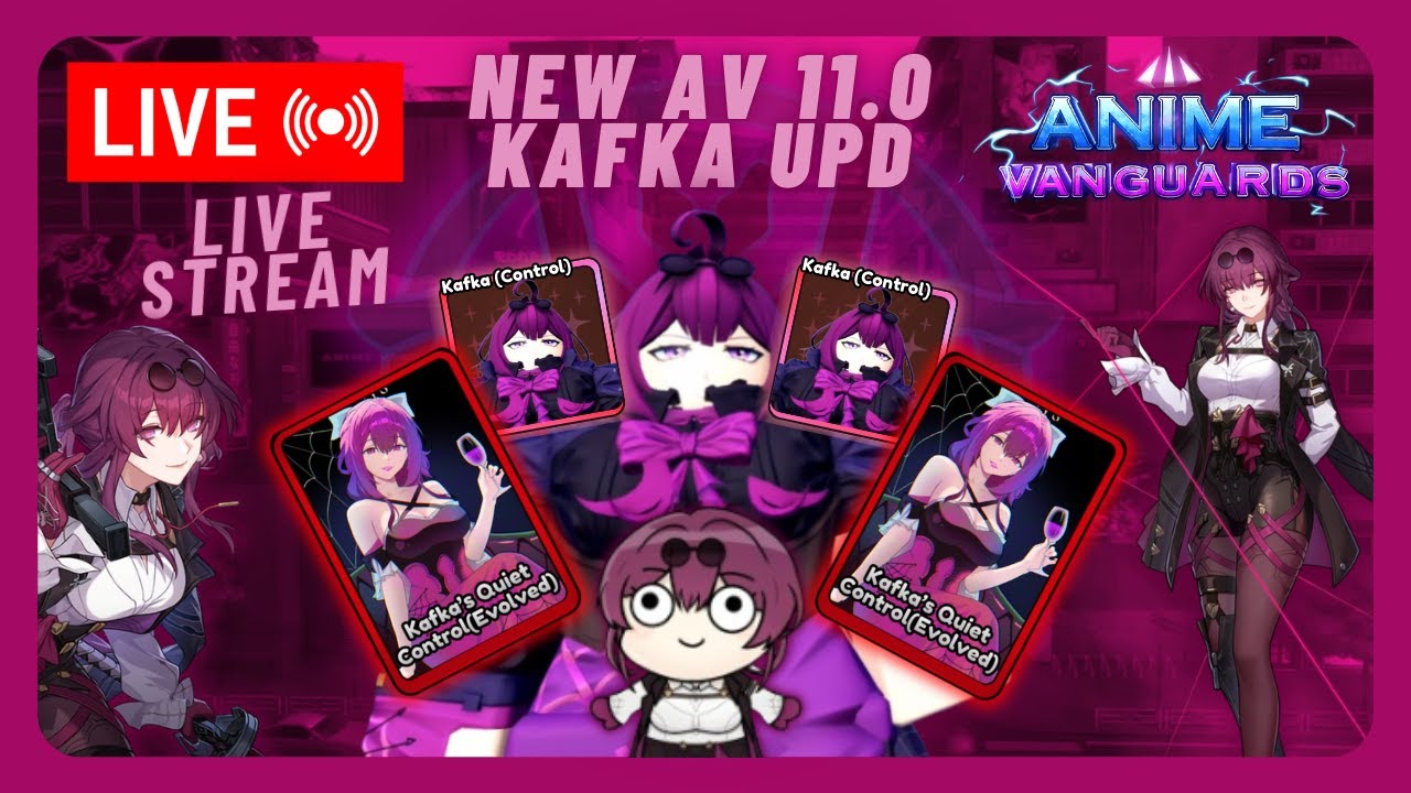 [LIVE🔴] AV 11.0 Kafka UPD Live Stream!!! | Roblox | Anime Vanguards #live