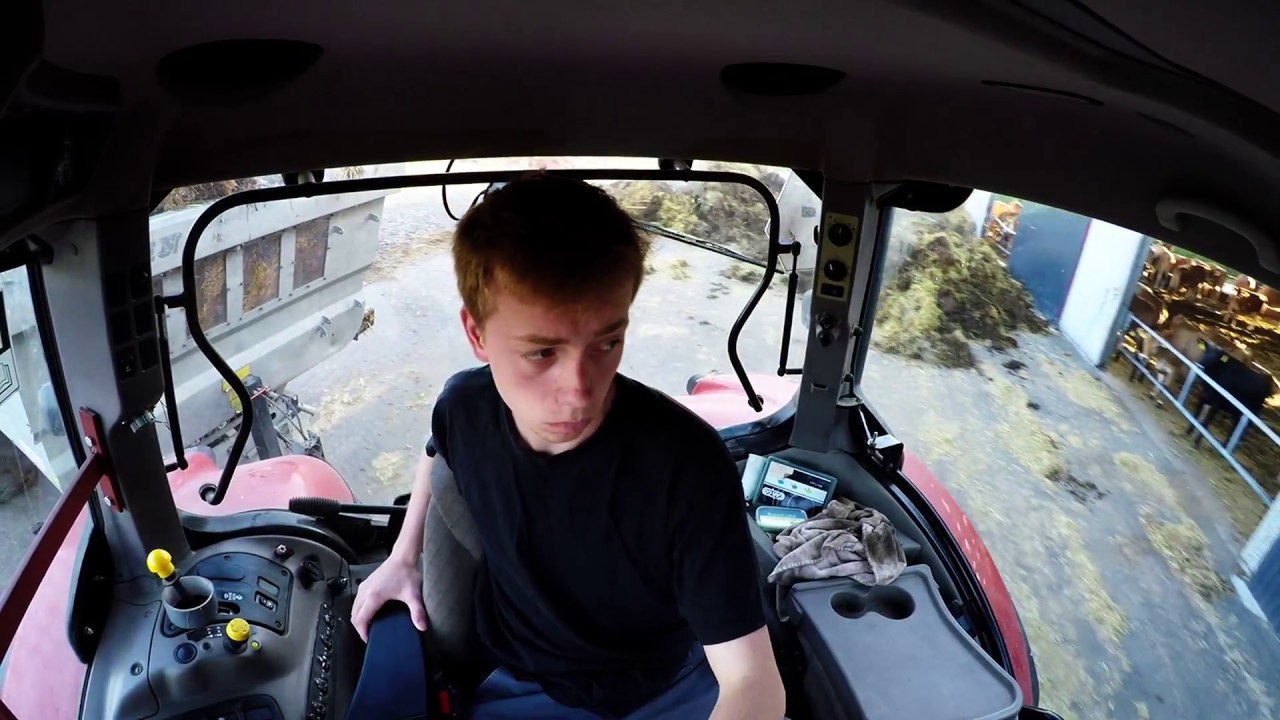 [GoPro] Mucking out Case Puma 210 Danish Agriculture 2017