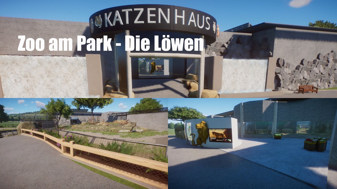 Planet Zoo - Zoo am Park  - Die Löwen