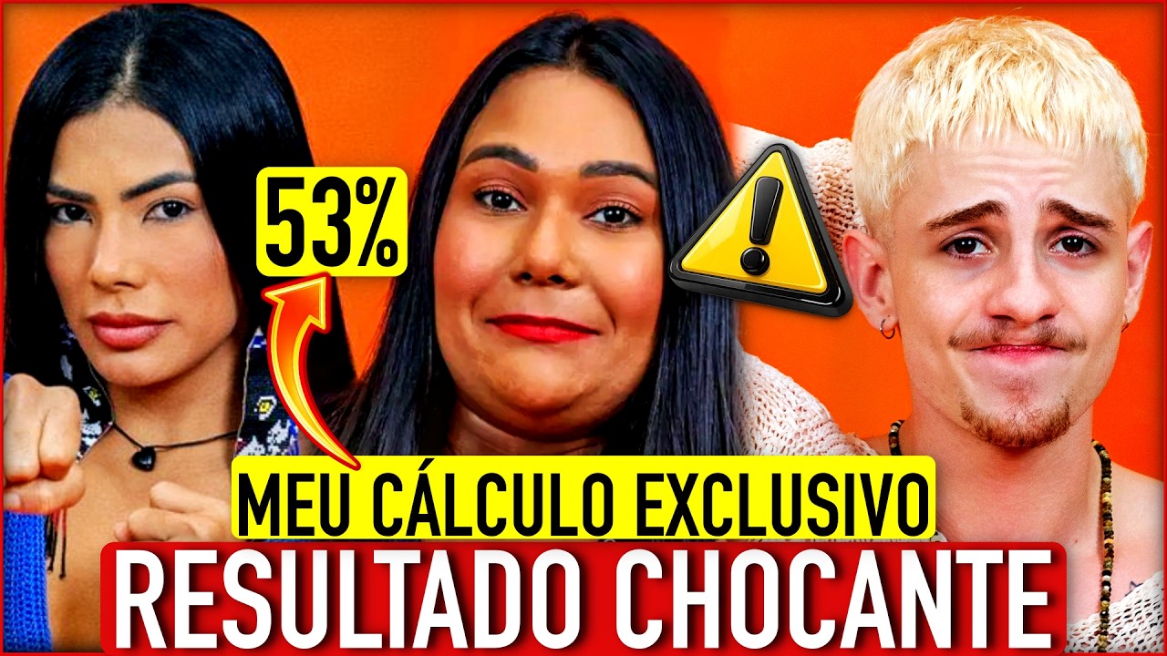 🚨RESULTADO INACREDIT&Aacute;VEL!! VEJA QUEM EST&Aacute; SAINDO DO BBB26 NO PARED&Atilde;O MARCIELE, CHAIANY E JULIANO!