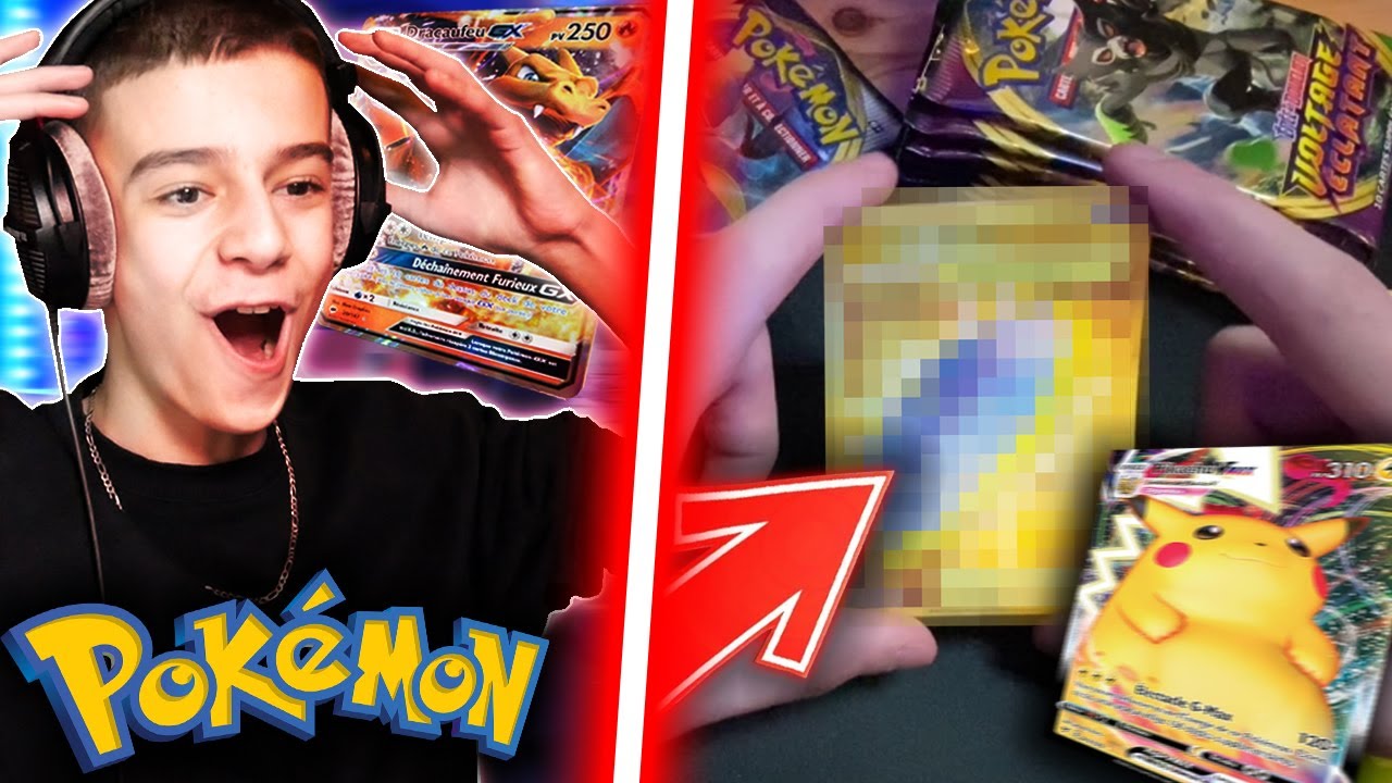 PACK OPENING DE BOOSTERS POKEMON ! (je suis refais)