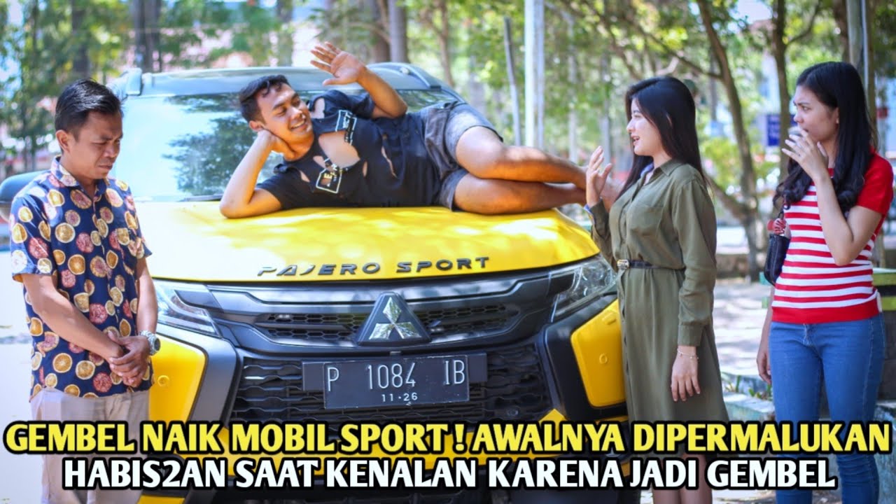 GEMBEL NAIK MOBIL SPORT ! AWALNYA DIPERMALUKAN HABIS2AN SAAT KENALAN KARENA JADI GEMBEL, SAAT TAU...