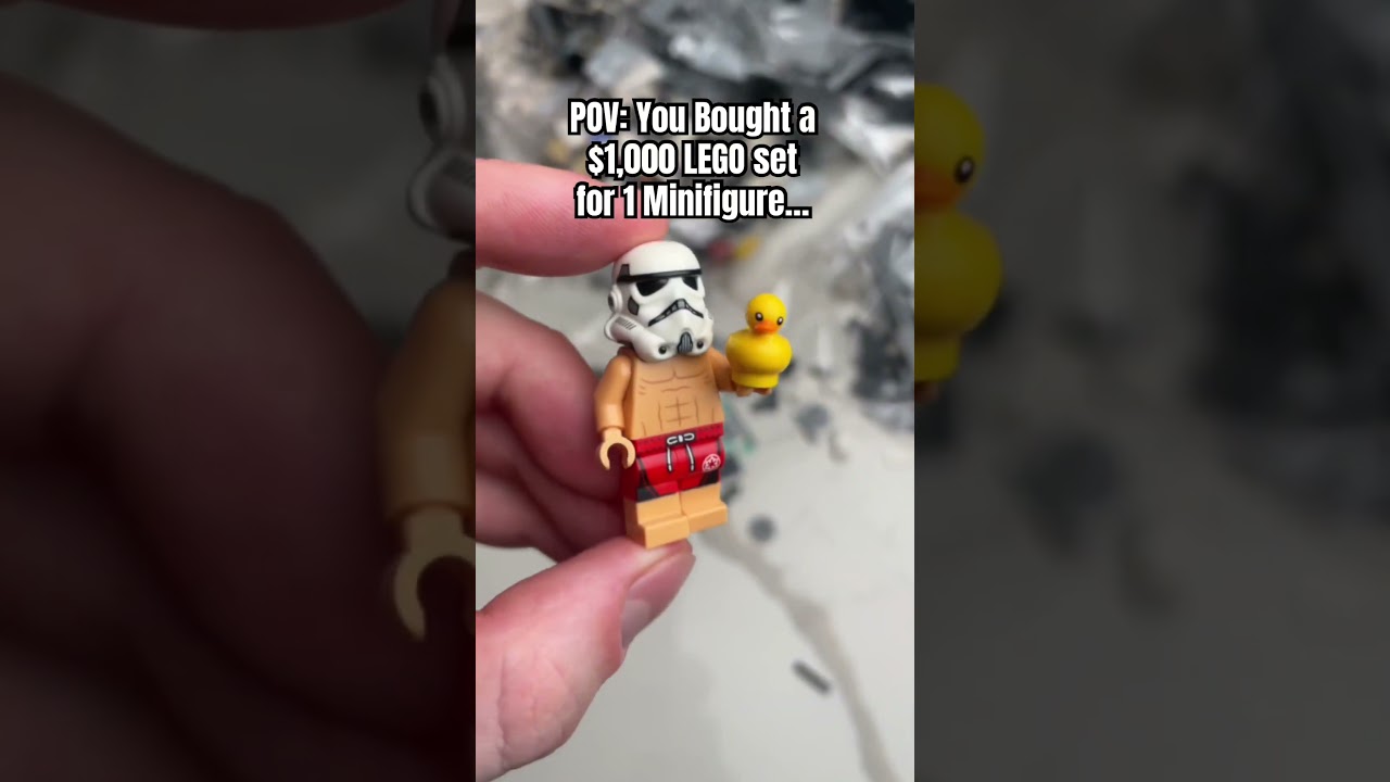 Buying a $1,000 LEGO set for 1 Minifigure 😂 #lego #meme #legostarwars #deathstar