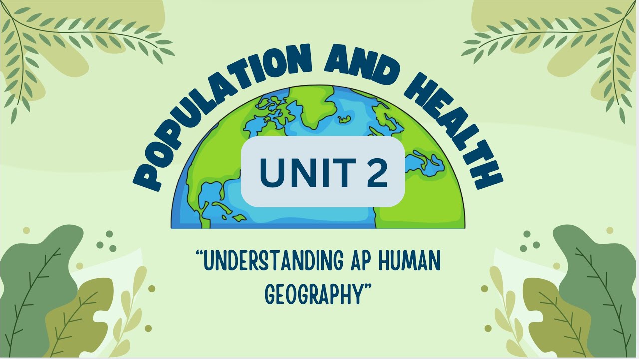 Population and Health &ndash; Where Are the World&rsquo;s People Distributed?  Chapter 2 #aphumangeography 