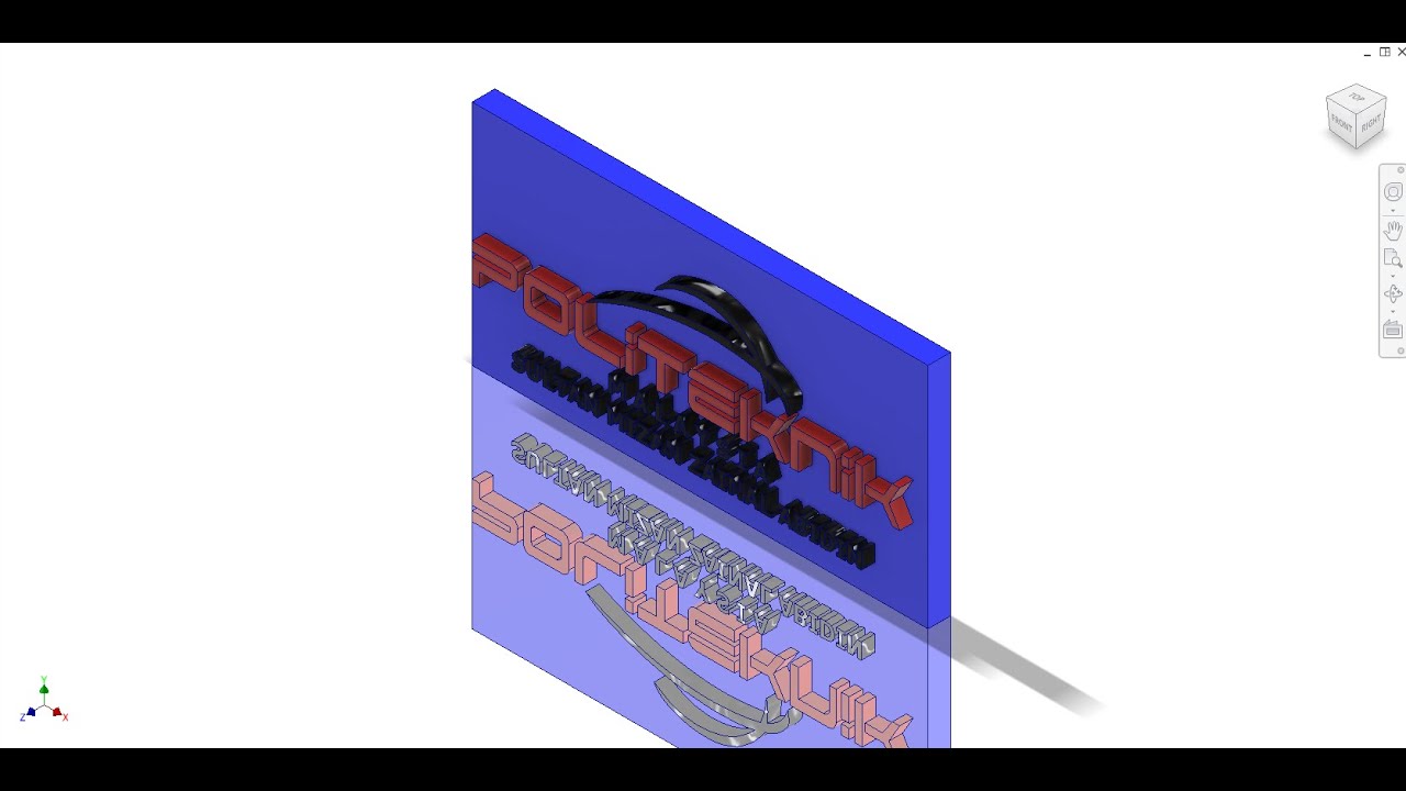 AUTODESK INVENTOR: DESIGN LOGO IMAGE - POLITEKNIK MALAYSIA