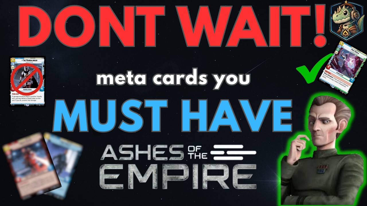 Ashes of the Empire: лучшие карты, которые нельзя пропустить! | Star Wars Unlimited