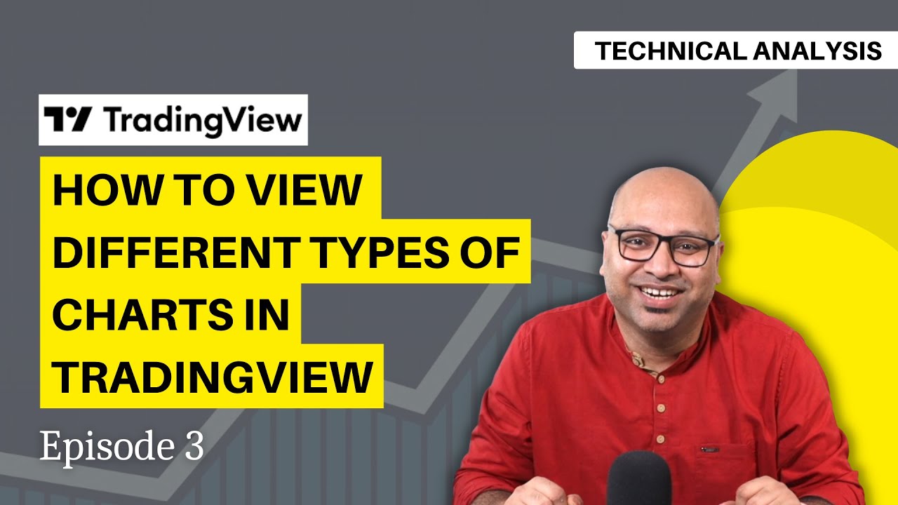 How to view different types of charts in tradingview | EP 3 - Pravin Khetan