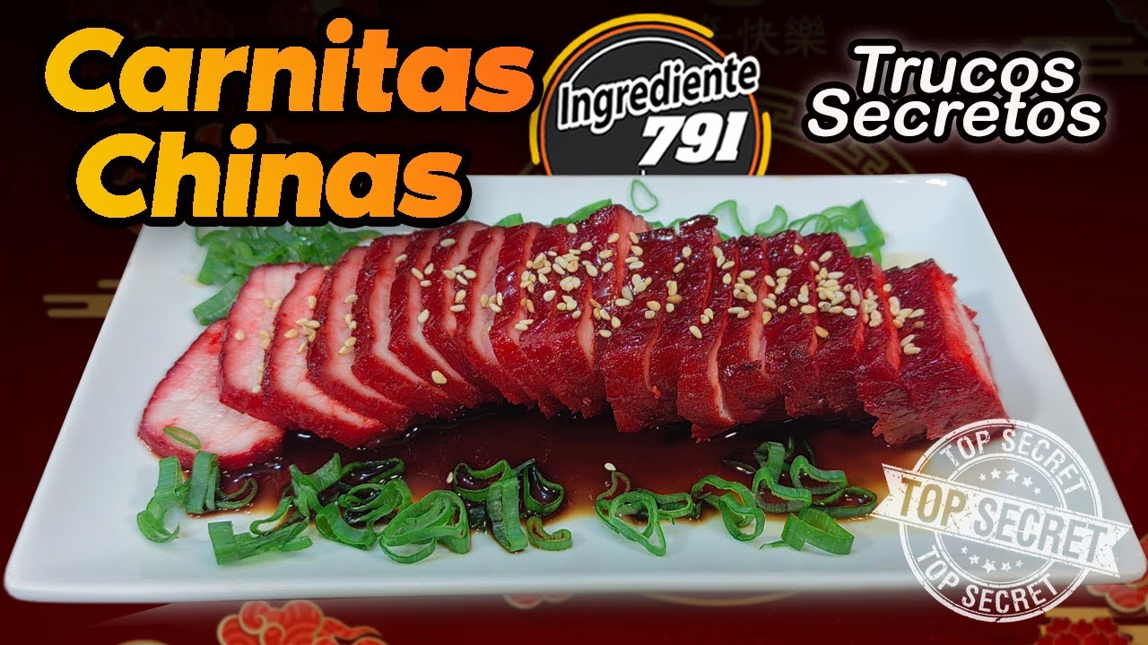 🥡 Como hacer CARNITAS ROJAS CHINAS (( Facil y Rapido )) 🈴 Como hacer COMIDA CHINA  | Ingrediente 791
