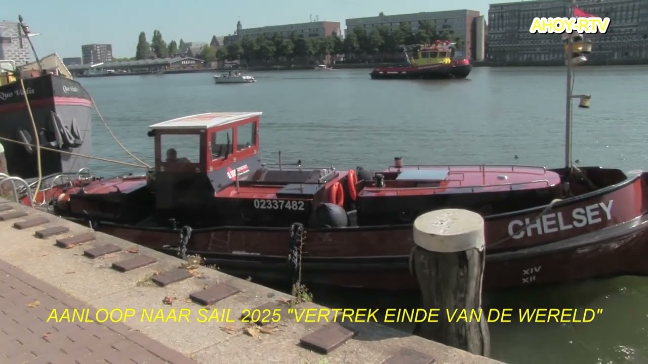 AHOY-RTV- INFORMATIEF: AANLOOP NAAR SAIL(3). WEGSLEPEN VAN ,,HET EINDE VAN DE WERELD,,