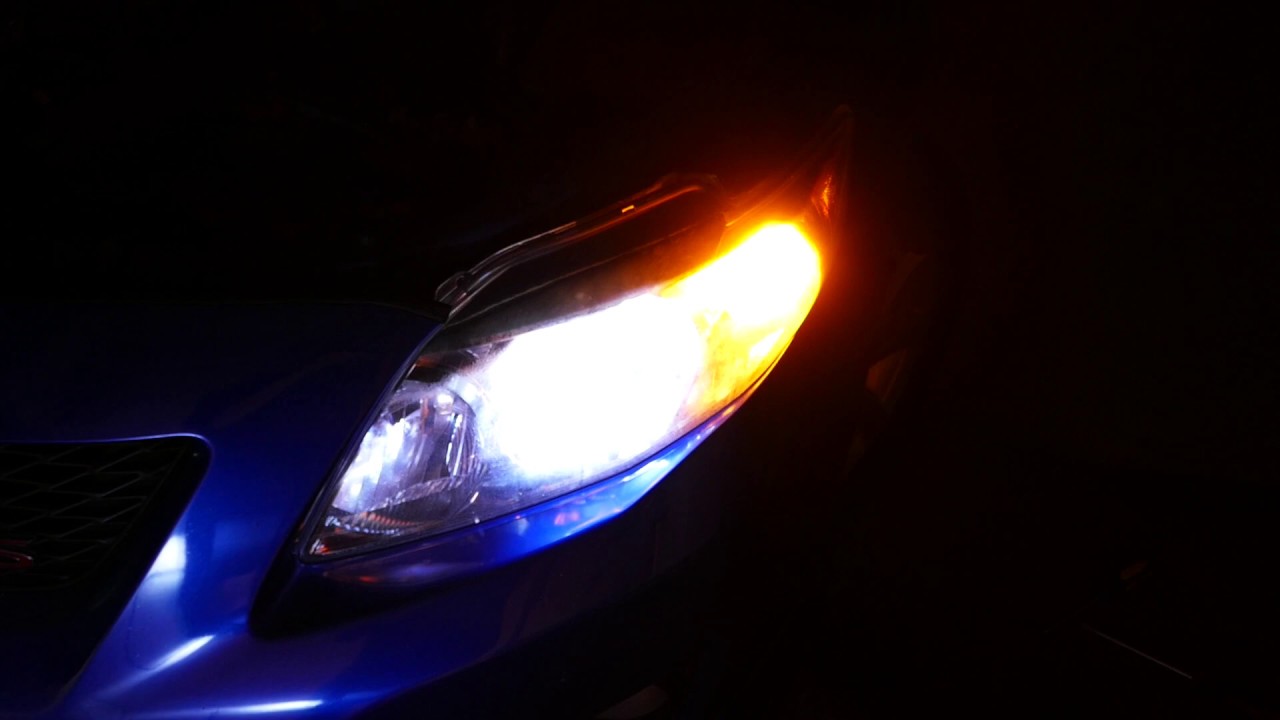 New LASFIT LAPlus 9006 Low Beam & T-3157A Turn Signal Compared To Old OEM Bulbs - Before & After
