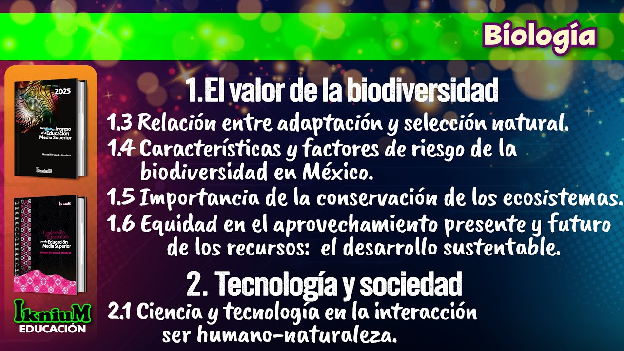Biología - Tema 1.3 al 2.1  - IkniuM Media Superior