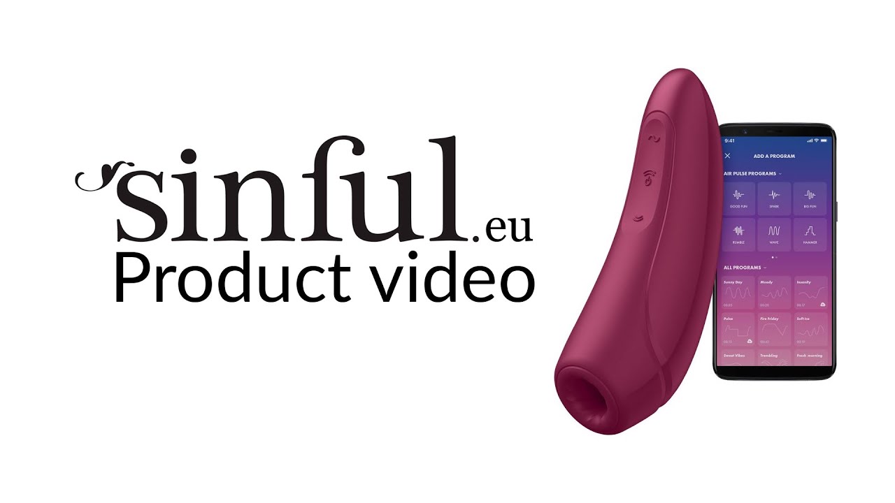 Satisfyer Curvy 1+ App-Controlled Clitoral Stimulator - Buy at Sinful.eu