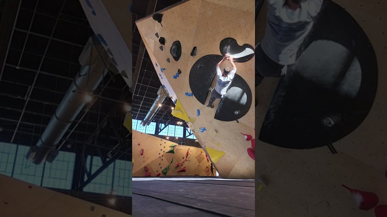 THIS ROUTE DEMANDS KNEE BARS #indoorbouldering #bouldering #climbing #rockclimbing #