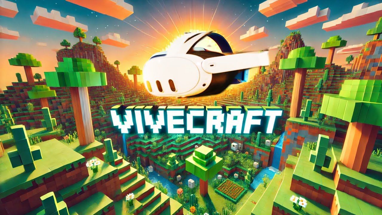 How to play Vivecraft (VR Minecraft) in 2025! #vr #viral  #gaming