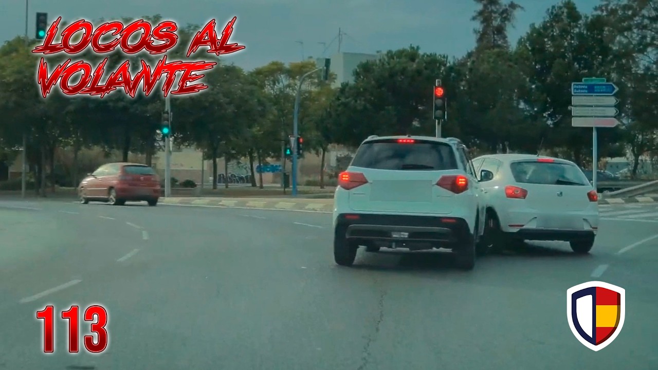 He rams him off the road 👿 - Crazy Drivers 113 - Dashcams Spain