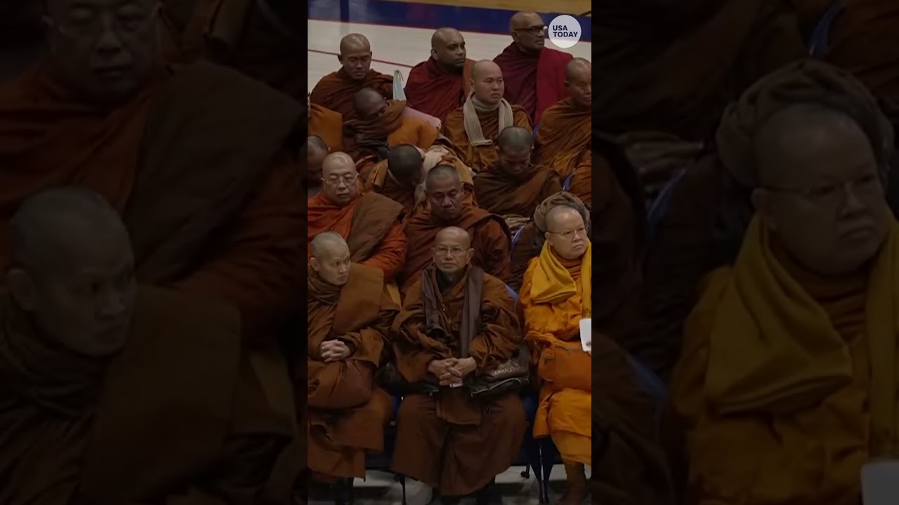 Buddhist monks arrive in DC after 2,300-mile 'Walk for Peace'