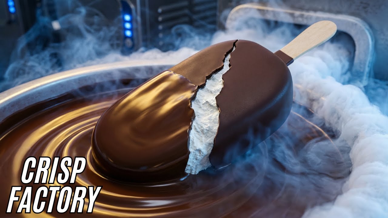 Inside the High-Tech Factory: Mass Production of Fresh Milk Ice Cream Bars (ASMR) #asmr