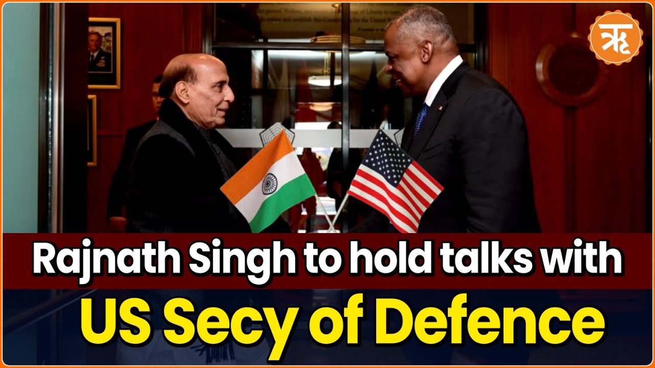 Rajnath Singh to hold talks with US Secy of Defence | Ritam News