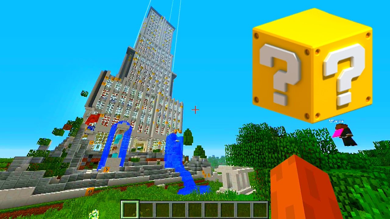 Minecraft Lucky Block TOWER #1 с Vikkstar, BajanCanadian и JeromeASF (мод Minecraft Lucky Block)