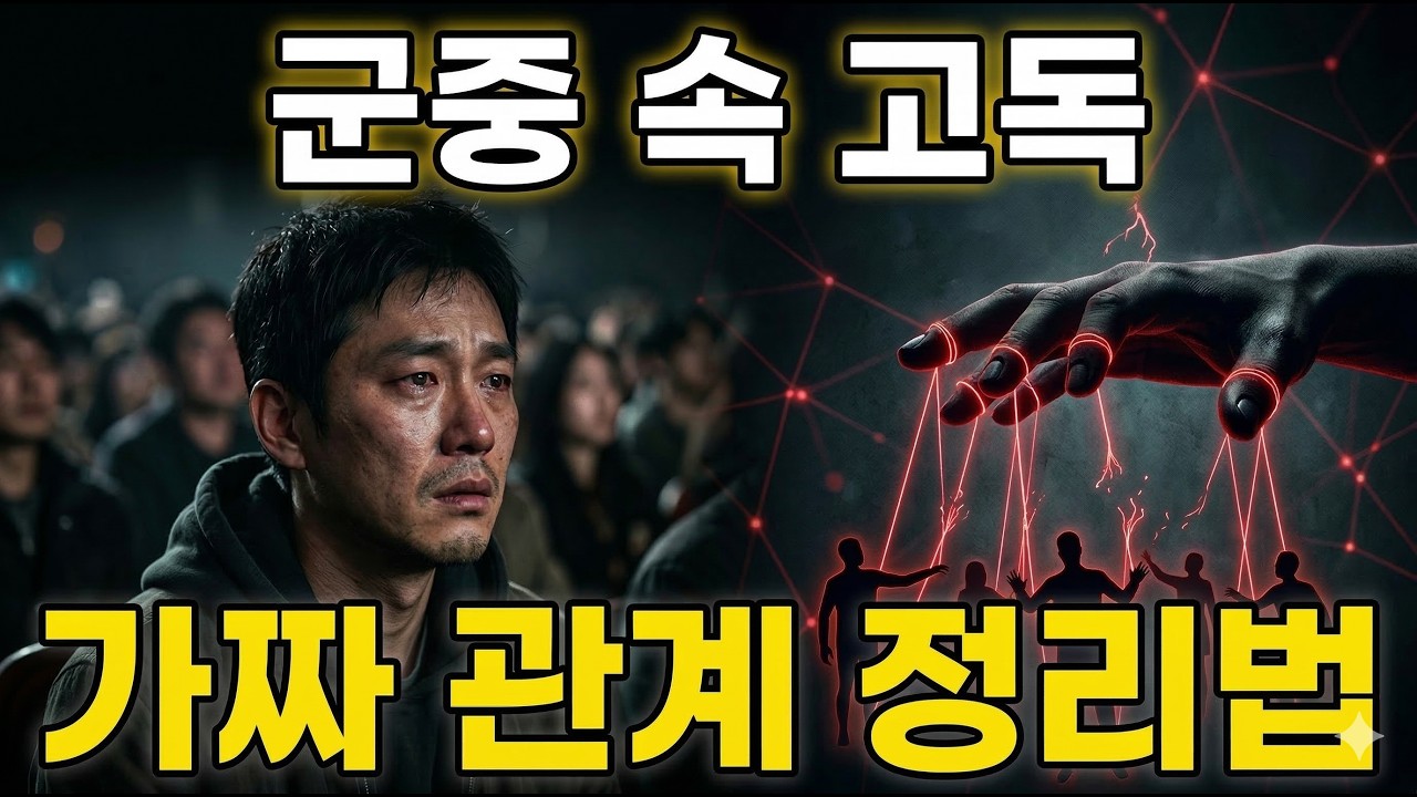 친구는 많은데 왜 외로울까? 가짜 인간관계에 에너지를 낭비하지 않는 법