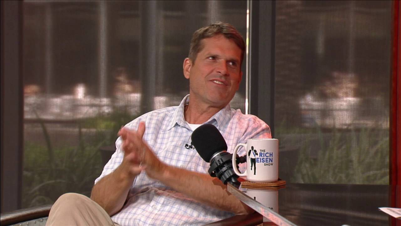Michigan Football Head Coach Jim Harbaugh Tells His Bo Schembechler Story - 7/15/17