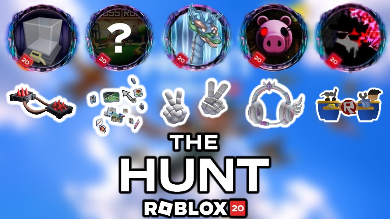 The Hunt: Roblox 20 - HOW TO GET ALL 5 SECRET BADGES/ITEMS