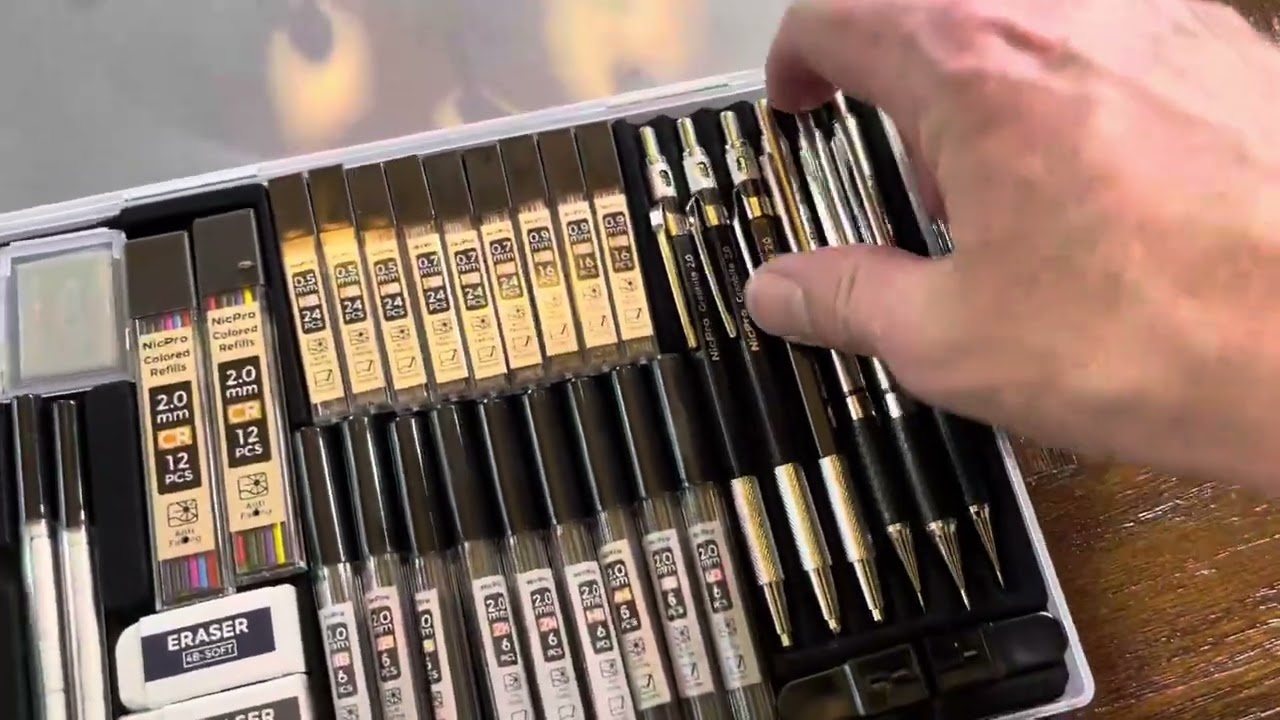 REAL REVIEW of Nicpro Mechanical Pencil Set {By an Artist}