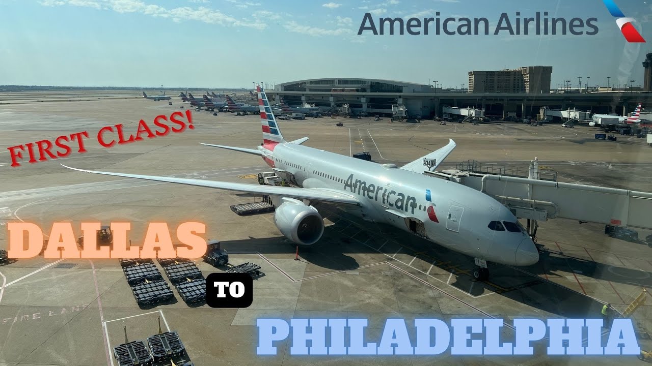 American Airlines Boeing 787-8 Flagship Business class review -- DFW-PHL
