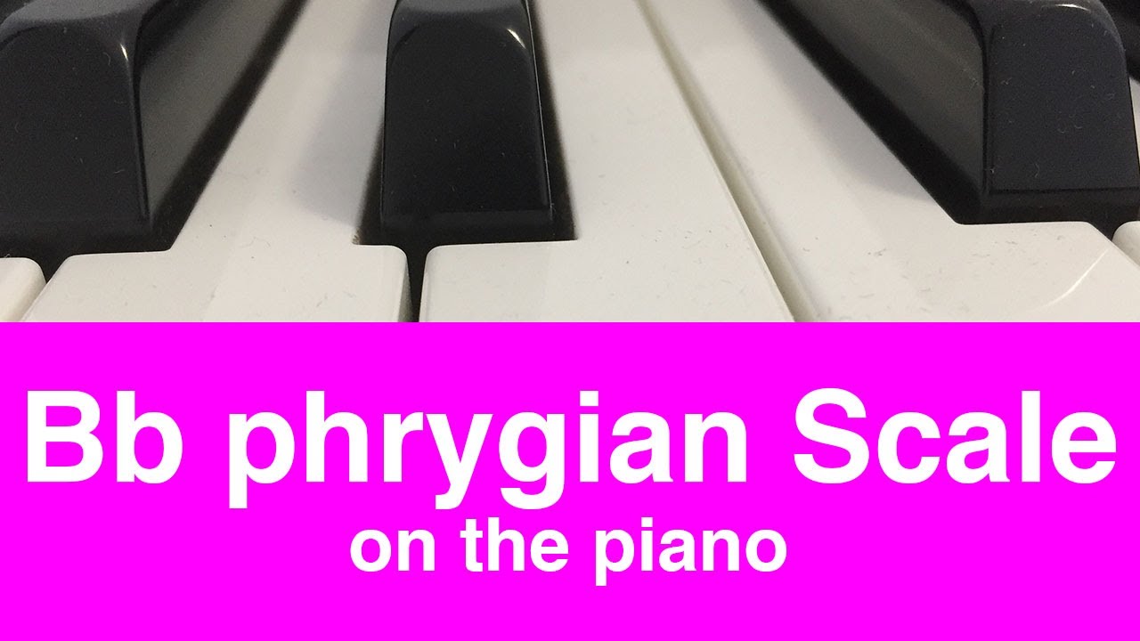 Bb Phrygian Scale Piano And Music Theory Tutorial✨