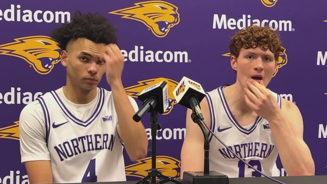 VIDEO: UNI's Trey Campbell and Will Hornseth