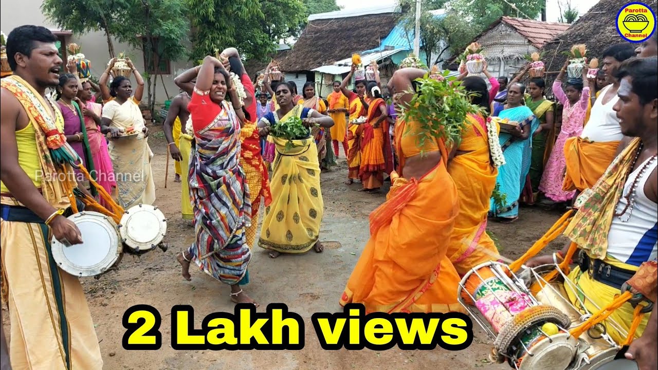 கன்னியம்மன் பாடல் கேட்டு சாமி ஆடும் பெண்கள் | Sami Attam | Parotta Channel.