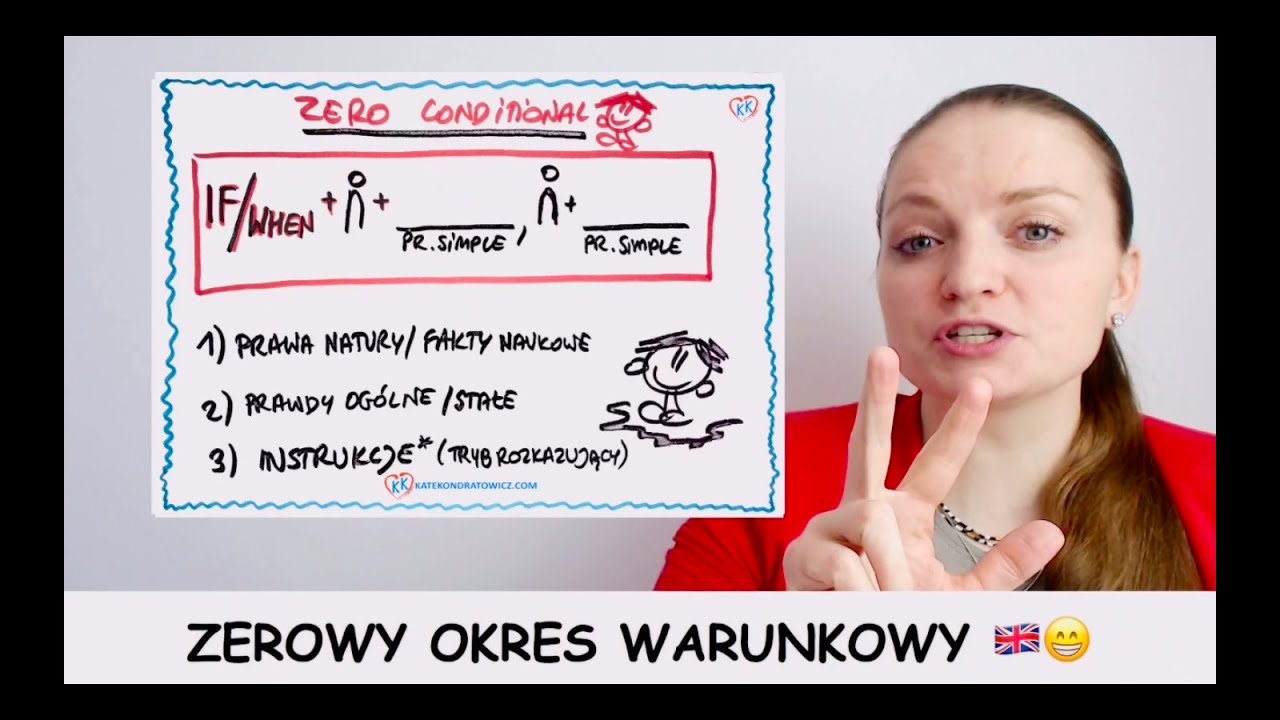 Jak stosować ZEROWY OKRES WARUNKOWY  (3 zastosowania)🇬🇧😁? #ZapytajKate