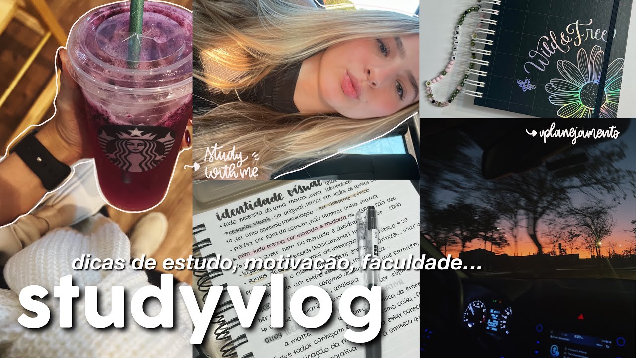 STUDY VLOG | faculdade, dicas de estudos...